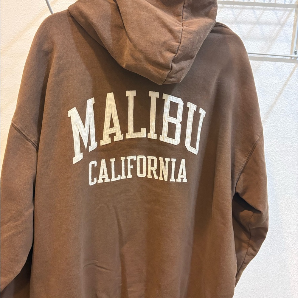 JOHN GALT Brandy Melville Brown Malibu Hoodie